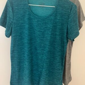 Women's Workout Top Teal Dri-Fit